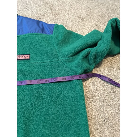 vineyard vines shep shirt Pullover Size Medium Green and Blue Great Condition - Picture 5 of 6